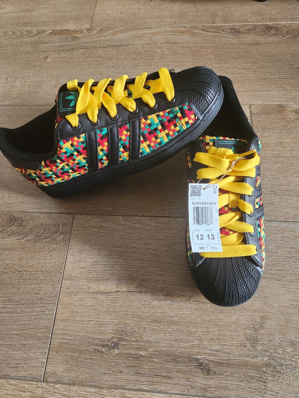 Men's Size 12 - Adidas Superstar II x Bob Marley 'Jamaica' IH9785 - Picture 7 of 8